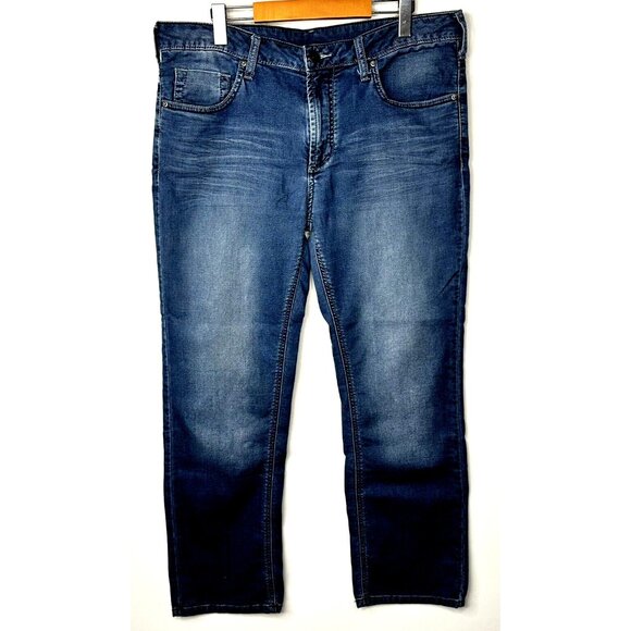 Buffalo Jeans Other - Buffalo David Bitton Mens Jeans 13203-B Felix-X Easy Fit Denim Blue 36X30